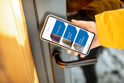 Ecolock ouvre une serrure depuis un smartphone