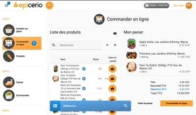 produit avec un qr code