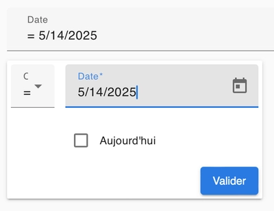 Facette de recherche