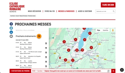 Visualisation du widget