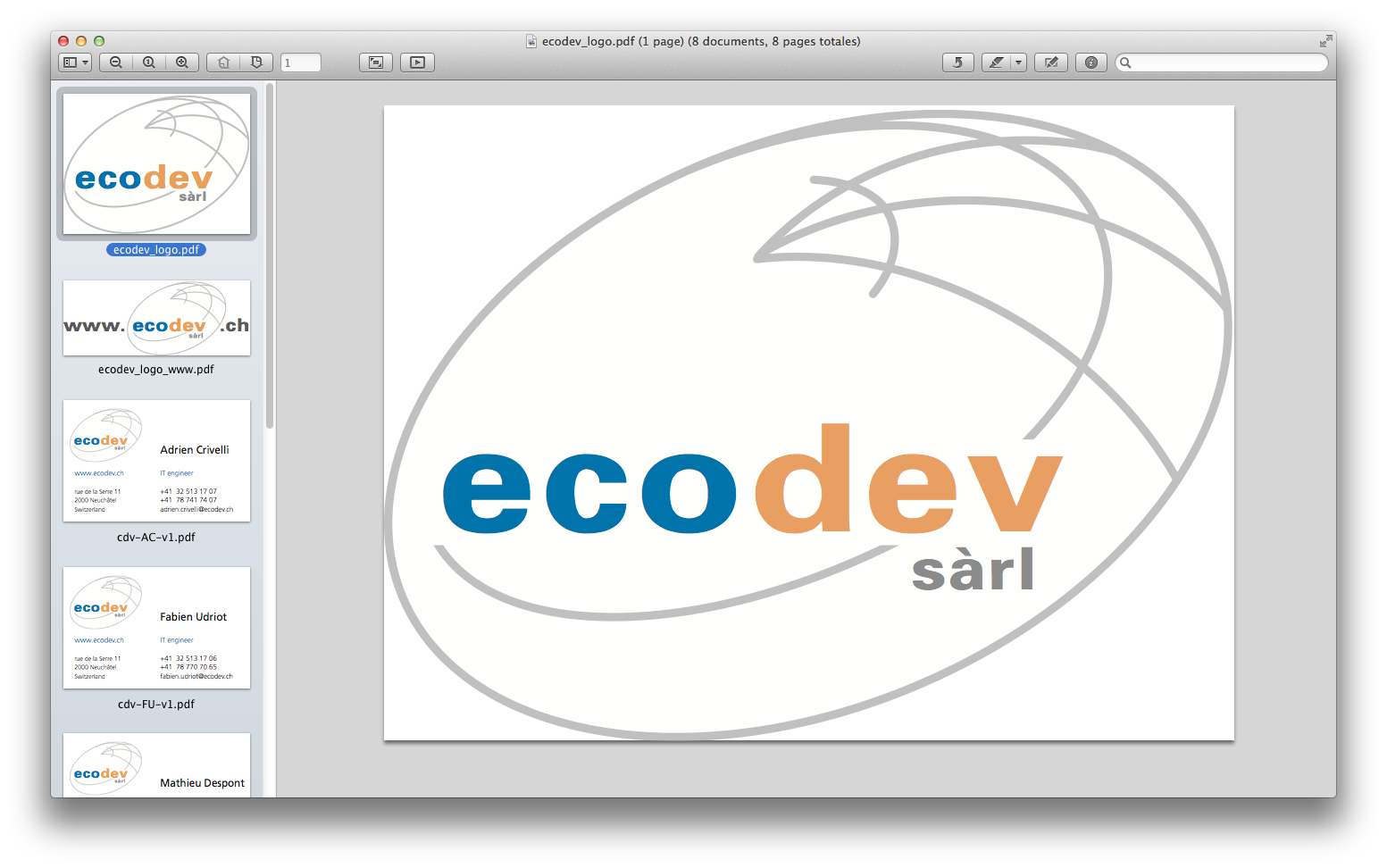 Ecodev - logo